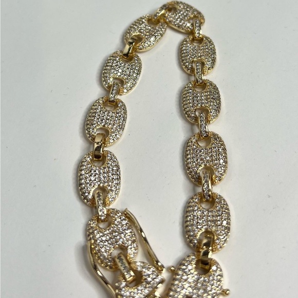 14k goldfilled puffer bracelet - Picture 2 of 4